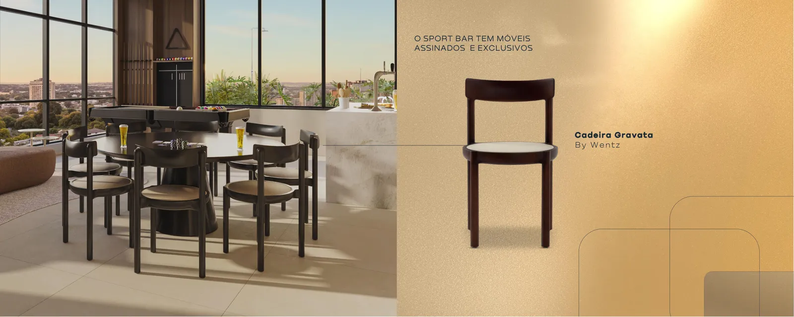 Sport bar com sinuca e churrasqueira